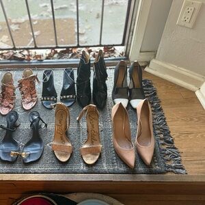 Luxury Shoe Bundle: Giuseppe Zanotti, Balenciaga, Bottega, Chloe Gosselin 37–38